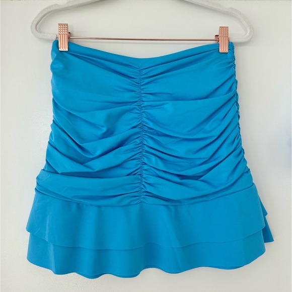 Forever 21 blue mini skirt SIZE: M - Picture 3 of 7